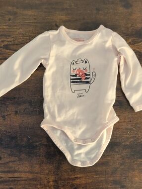 💙2/$20💙 SOURIS MINI  Pale Pink Onesie Bodysuit 0-3M